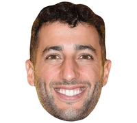 Daniel Ricciardo (Beard) Big Head. Máscara más grande que la vida.