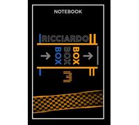 Daniel Ricciardo Notebook: box box box /F1 Journal 120 blank lined pages (f1 Notebooks)