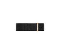 Daniel Wellington Classic Cornwall, Correa Negro/Oro Rosado, 18mm, NATO, para Mujer y Hombre