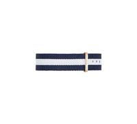 Daniel Wellington Classic Glasgow, Correa Azul-Blanco/Oro Rosado, 18mm, NATO, para Mujer y Hombre