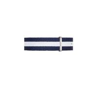 Daniel Wellington Classic Glasgow, Correa Azul-Blanco/Plateado Reloj, 20mm, NATO, para Hombre