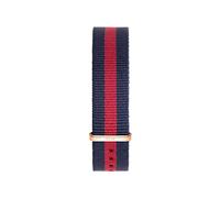 Daniel Wellington Classic Oxford, Correa Azul-Rojo/Oro Rosado, 20mm, NATO, para Hombre