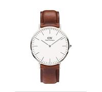 Daniel Wellington Classic St Mawes, Brown/Silver Watch, 40 mm, Leather, for Men