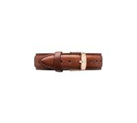 Daniel Wellington Classic St Mawes, Correa Marrón/Oro Rosado, 18mm, Cuero, para Mujer y Hombre