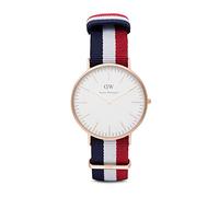 Daniel Wellington Dw Classic cambrigde Reloj para Unisex Analógico de Cuarzo con Brazalete de Nylon DW00100003