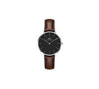 Daniel Wellington DW00100177 - Reloj Analógico para Hombre, Color Negro/Marrón