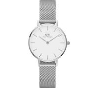 Daniel Wellington Petite Sterling, Reloj Plateado, 28mm, Metálico, para Mujer