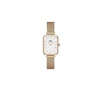 Daniel Wellington Reloj analógico 'Quadro Pressed Melrose RG White' oro rosa, Talla One Size