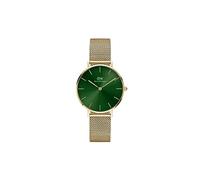 Daniel Wellington Reloj analógico 'Petite Emerald G Green' oro, Talla One Size