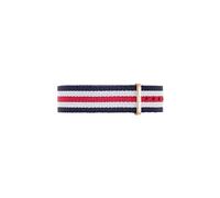 Daniel Wellington Classic Canterbury, Correa Azul-Blanco-Rojo/Oro Rosado, 18mm, NATO, para Mujer y Hombre