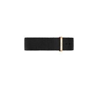 Daniel Wellington Classic Cornwall, Correa Reloj Negro/Oro Rosado, 20mm, NATO, para Hombre