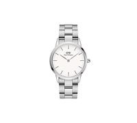 Daniel Wellington Iconic Link, Plateado Reloj, 36mm, Acero Inoxidable, para Mujer y Hombre