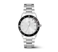 Daniel Wellington Iconic Paradigma esfera blanca correa de acero reloj para h...