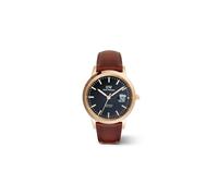 Daniel Wellington Iconic - Reloj automático de 40 mm para hombre, esfera automática DW, calendario de fecha, resistente al agua hasta 10 ATM, caja de acero inoxidable para hombre, St Mawes, oro rosa