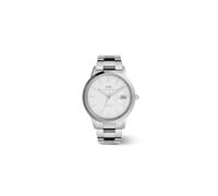 Daniel Wellington Iconic - Reloj automático de 40 mm para hombre, esfera automática DW, calendario de fecha, resistente al agua hasta 10 ATM, caja de acero inoxidable para hombre, Silver Link, Classic