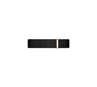 Daniel Wellington Petite Cornwall, Correa Negro/Oro Rosado, 12mm, NATO, para Mujer