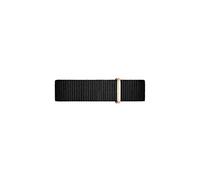 Daniel Wellington Petite Cornwall, Correa Negro/Oro Rosado, 14mm, NATO, para Mujer
