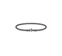 Daniel Wellington Pulsera de malla de marea de acero inoxidable 316L de alta calidad, para mujeres y hombres, apilable, cierre de mosquetón, 195, Acero inoxidable, No Gemstone
