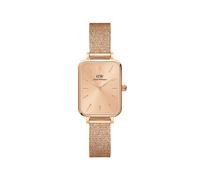 Daniel Wellington Quadro esfera oro rosa correa de acero reloj para mujer DW0...