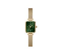 Daniel Wellington Quadro Mini Evergold esfera verde acero reloj para mujer...