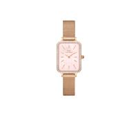 Daniel Wellington Quadro rosa madreperla esfera acero reloj para mujer DW0010...