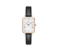 Daniel Wellington Reloj Quadro para Mujer, Talla única, Acero Inoxidable 316L con Chapado en PVD en Oro Rosa y Oro Rosa