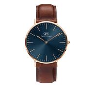 Daniel Wellington Relojes Classic 40 mm Acero Inoxidable Doble Chapado (316L) Oro Rosa