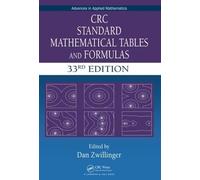 Daniel Zwilling CRC Standard Mathematical Tables a (Tapa dura) (Importación USA)