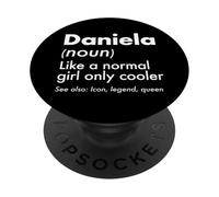 Daniela Like A Normal Girl Only Cooler Queen Nombre PopSockets PopGrip Adhesivo