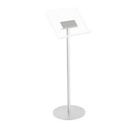Danieli Store - Expositor Publicitario de Pie con Atril Para Libros Tamaño A3 Horizontal - Soporte de Metacrilato (Ø 35 cm) para Libros y Catálogos