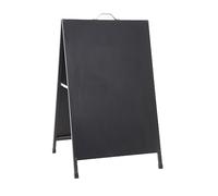 Danieli Store - Pizarra Negra Magnética de Doble Cara 60x90 cm de Exterior - Pizarra Caballete Magnetica - Caballete Magnético y Escribible para Bares y Restaurantes