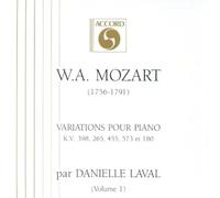 Danielle Laval - Mozart-Intégrale des Variations pour Piano Vol 1-Daniellelav Al
