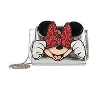 Danielle Nicole - Bolso Bandolera Plateado Minnie Mouse