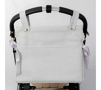 Danielstore Bolso Talega para Carro de Bebé - Organizador Universal Impermeable, Ligero y Resistente, Bolsa Maternal para Paseo y Viaje Compatible con Silla de Paseo Gris