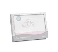 Danielstore - Juego Sabanas Carrito Bebe 40x80 Poliester 100% | Sabana Coche Moisés Coralina, Cálida | Incluye Sabana Bajera, Encimera y Funda de Almohada | Ideal para Invierno