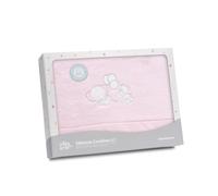 Danielstore - Juego Sabanas Carrito Bebe 40x80 Poliester 100% | Sabana Coche Moisés Coralina, Cálida | Incluye Sabana Bajera, Encimera y Funda de Almohada | Ideal para Invierno