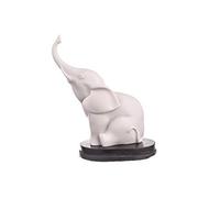 danila-souvenirs Estatua/Figurilla Decorativa de mármol de Elefante Blanco 10,5 cm