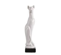danila-souvenirs Estatua/Figurilla Decorativa de mármol de Gato Blanco de pie 13 cm