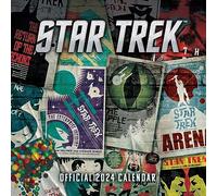 Danilo Calendario 2024 pared Star Trek - Calendario pared 2024 30x30, licencia oficial