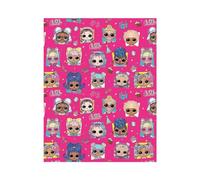 Danilo Promotions Limited LOL Surprise - Papel de regalo para envolver regalos (4 m, 4 m x 70 cm, abierto), Producto oficial de LOL Surprise, de origen responsable, FSC, multicolor
