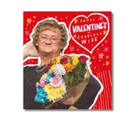 Danilo Promotions Limited Mrs Browns - Tarjeta de San Valentín para niños, tarjeta de San Valentín con texto en inglés Happy Valentine's my Gorgeous Wife