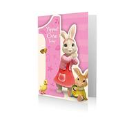 Danilo Promotions Limited Peter Rabbit - Tarjeta de cumpleaños oficial de 1 edad, Yippee! One Today