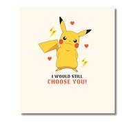 Danilo Promotions Limited Pokemon Tarjeta de San Valentín, I Would Still Choose You! Open Valentines Day Card