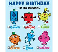 Danilo Promotions Limited Tarjeta de Felicitacion Cumpleaños, Tarjeta de Cumpleaños de Mr Men, Tarjeta de Feliz Cumpleaños, Postal Cumpleaños