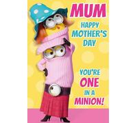 Danilo Promotions LTD DESPICABLE ME - Tarjeta para el día de la madre con texto en inglés Mum You're one in a Minion