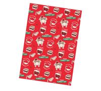 Danilo Promotions Ltd Friends - Papel de, 4 hojas, 4 etiquetas de papel de regalo para Navidad