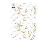 Danilo Promotions LTD Guess How Much I Love You - Papel de regalo de 2 hojas y 2 etiquetas, papel de regalo para regalos
