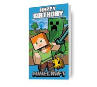 Danilo Promotions LTD Minecraft, genérica, tarjeta de cumpleaños