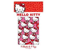 Danilo Promotions LTD Papel de regalo de Hello Kitty, 2 hojas y 2 etiquetas, paquete de papel de regalo