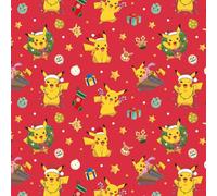 Danilo Promotions Ltd Papel de regalo de Navidad de Pokémon, rollo de 4 metros